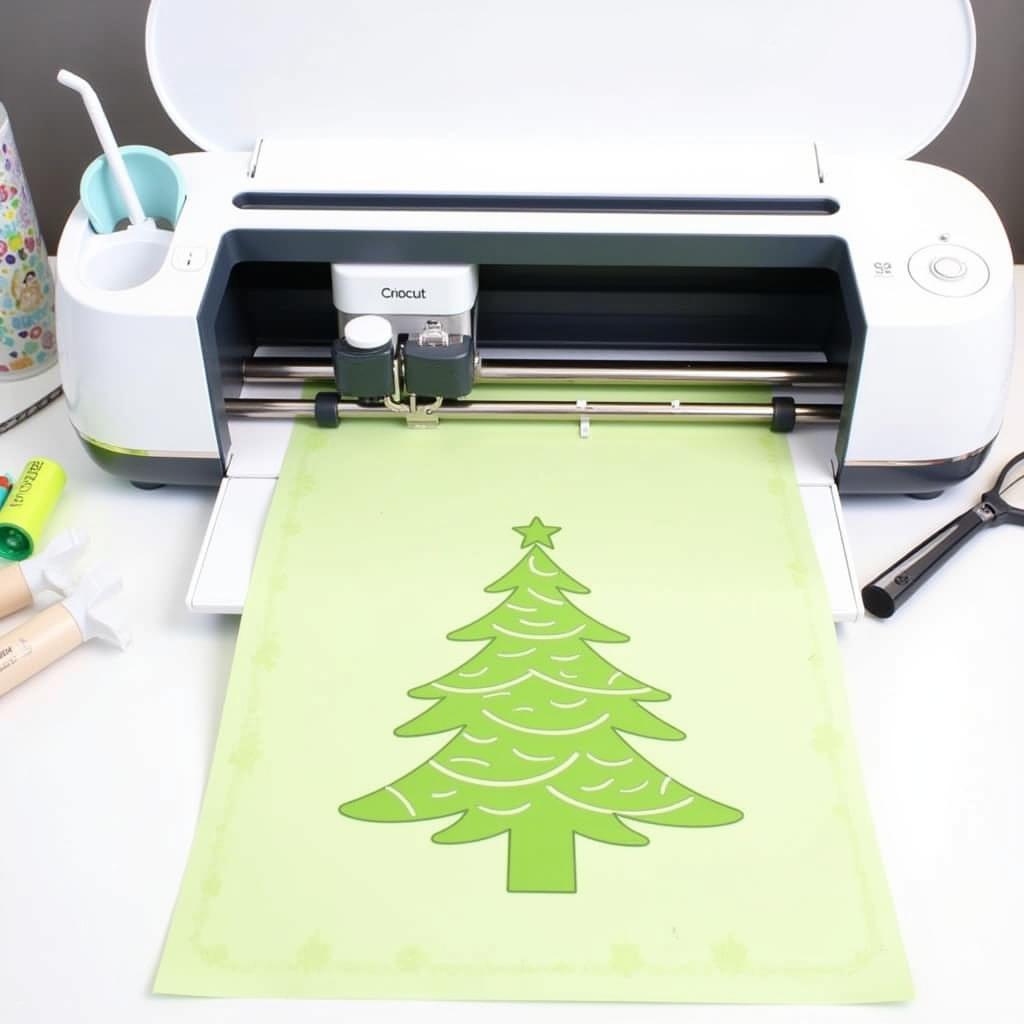 Little Debbie Christmas Tree SVG Cutting Process