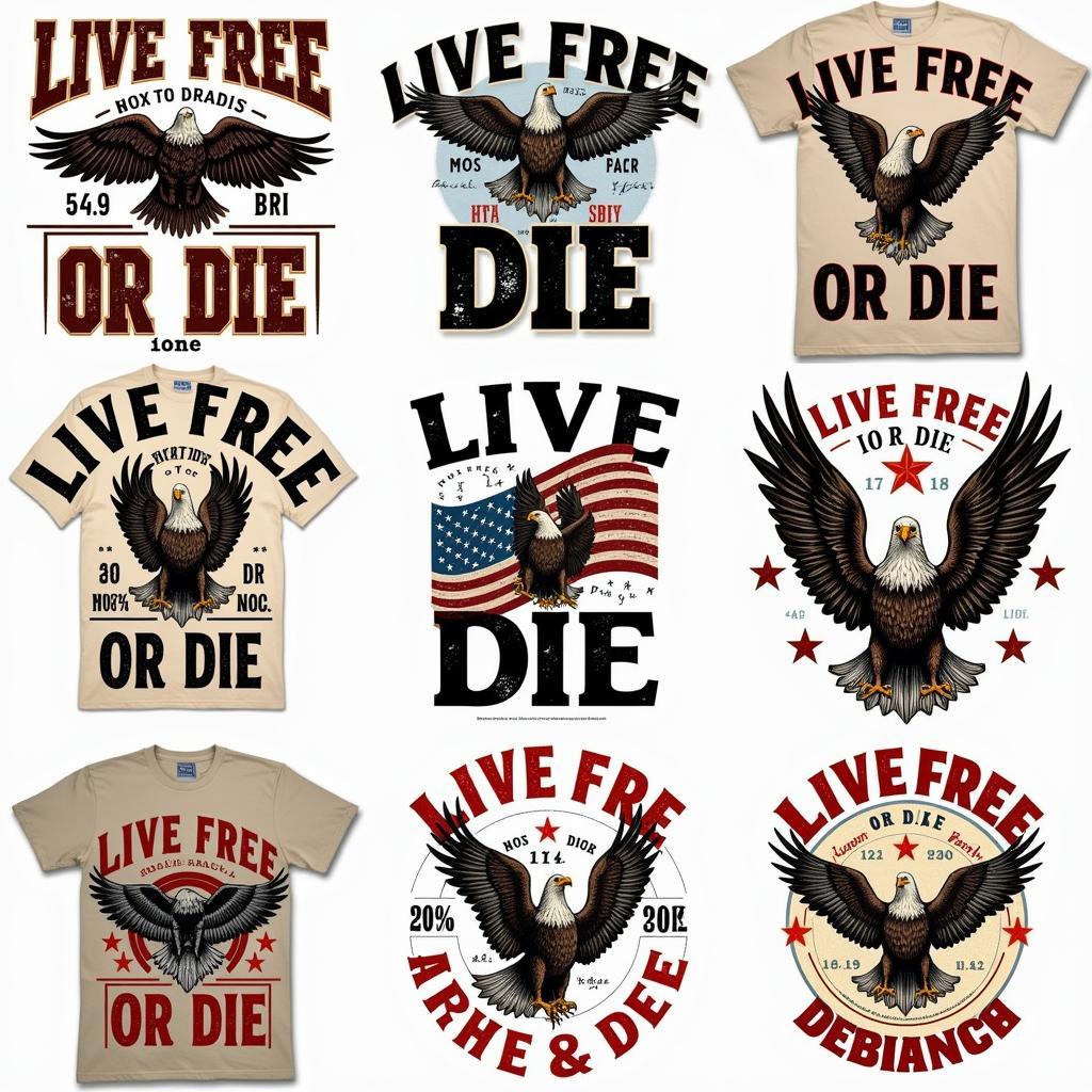 Live Free or Die T-Shirt Designs