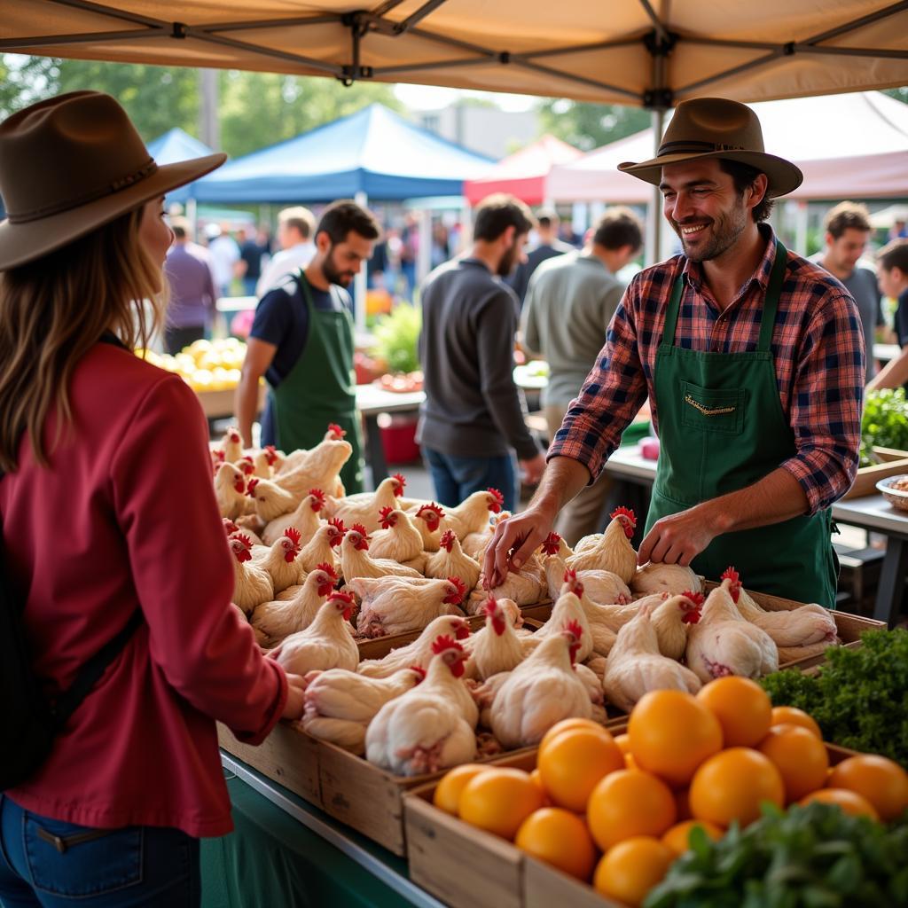 Sourcing Corn and Soy-Free Chicken at a Farmers Market