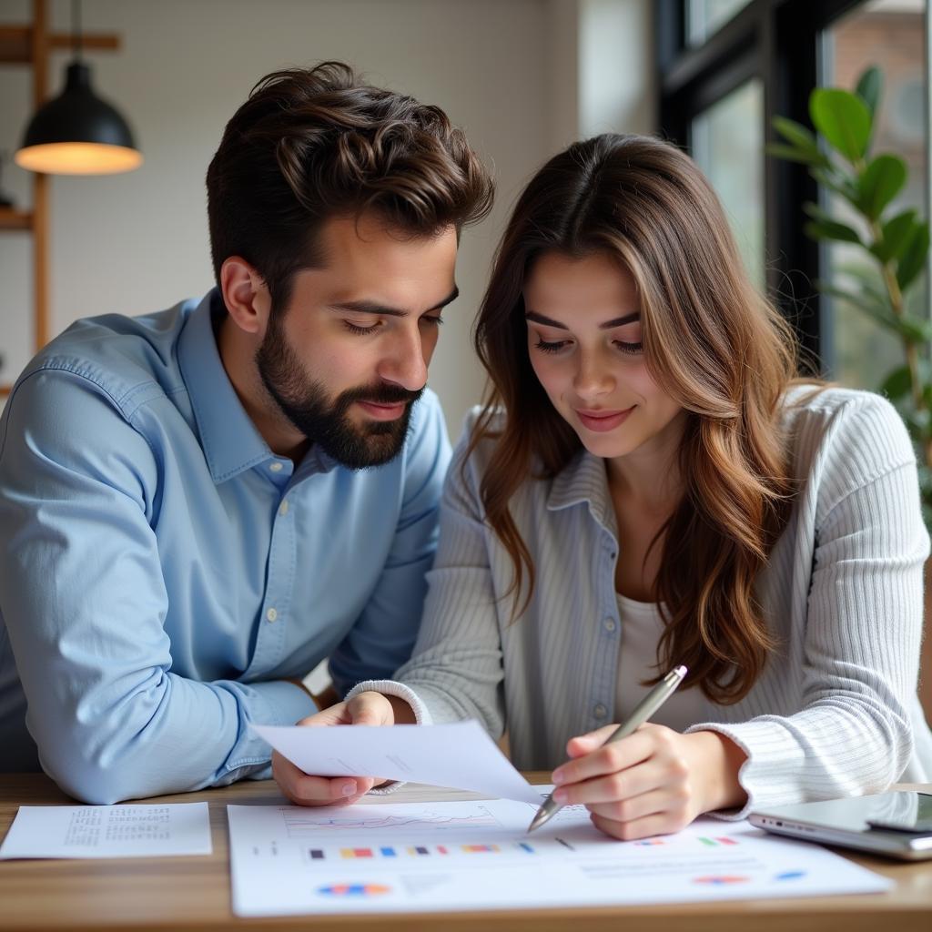 Long-term financial planning meeting with a CPA