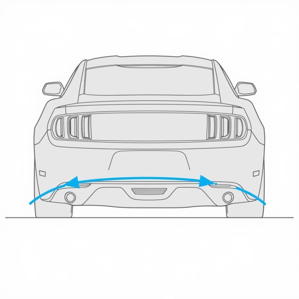 Location of Hands-Free Liftgate Sensor on Ford Mustang Mach-E