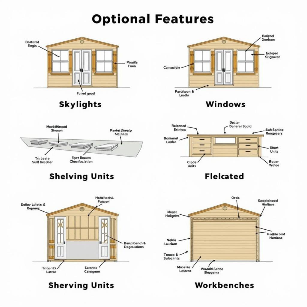 Additional features of maintenance free sheds