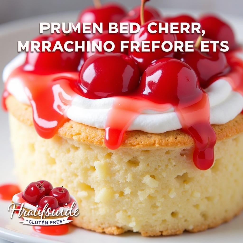 Gluten-Free Dessert with Maraschino Cherries