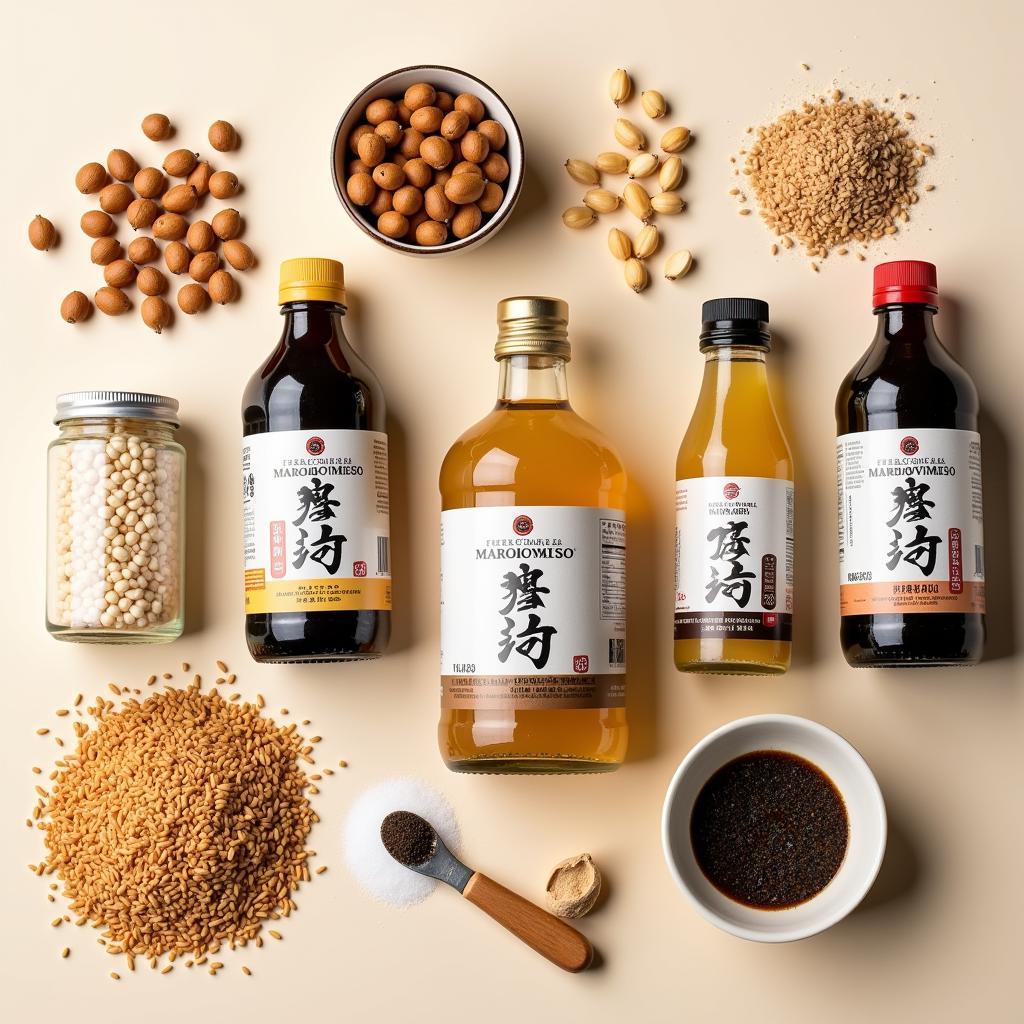 Ingredients of Marukome Miso