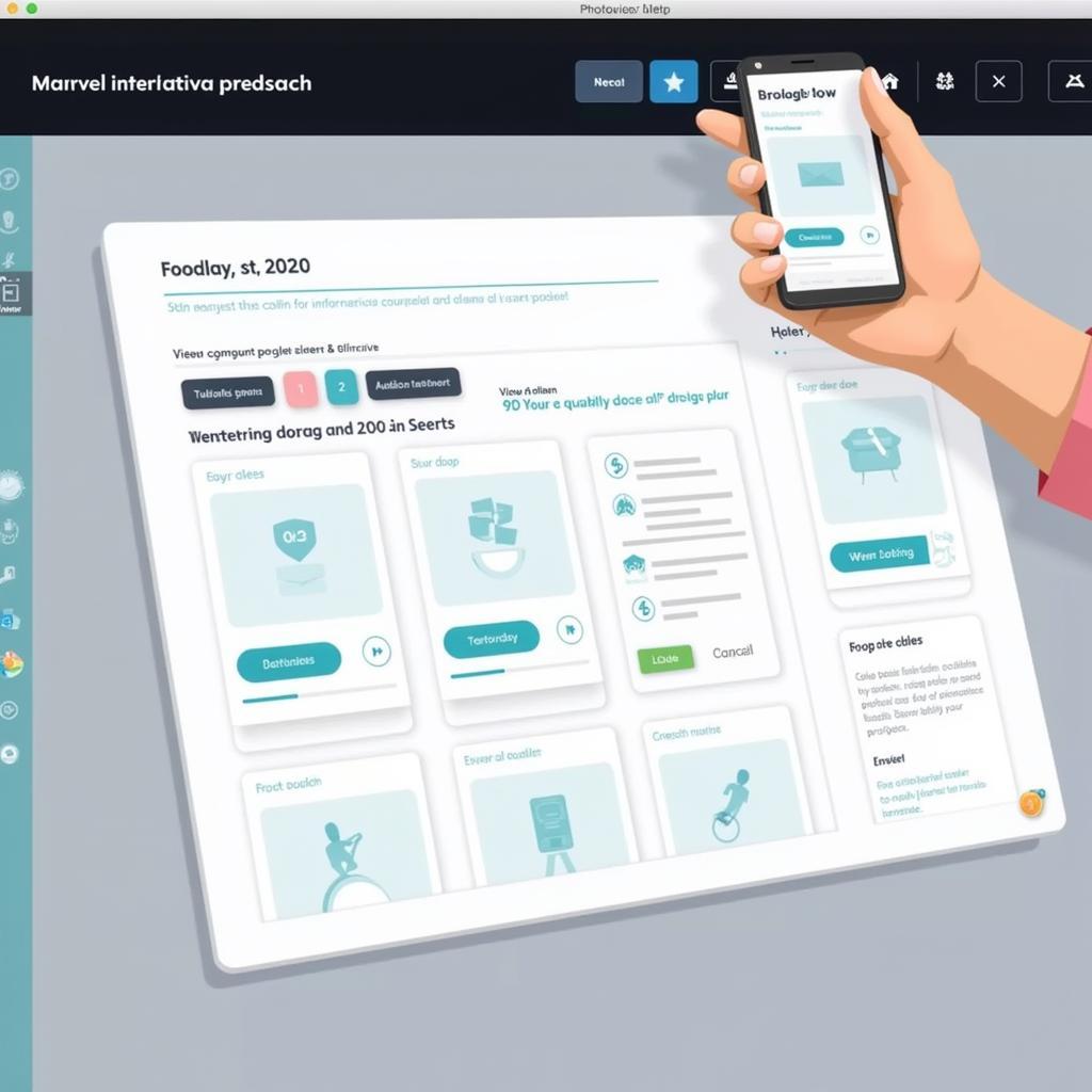 Marvel Prototyping Interface