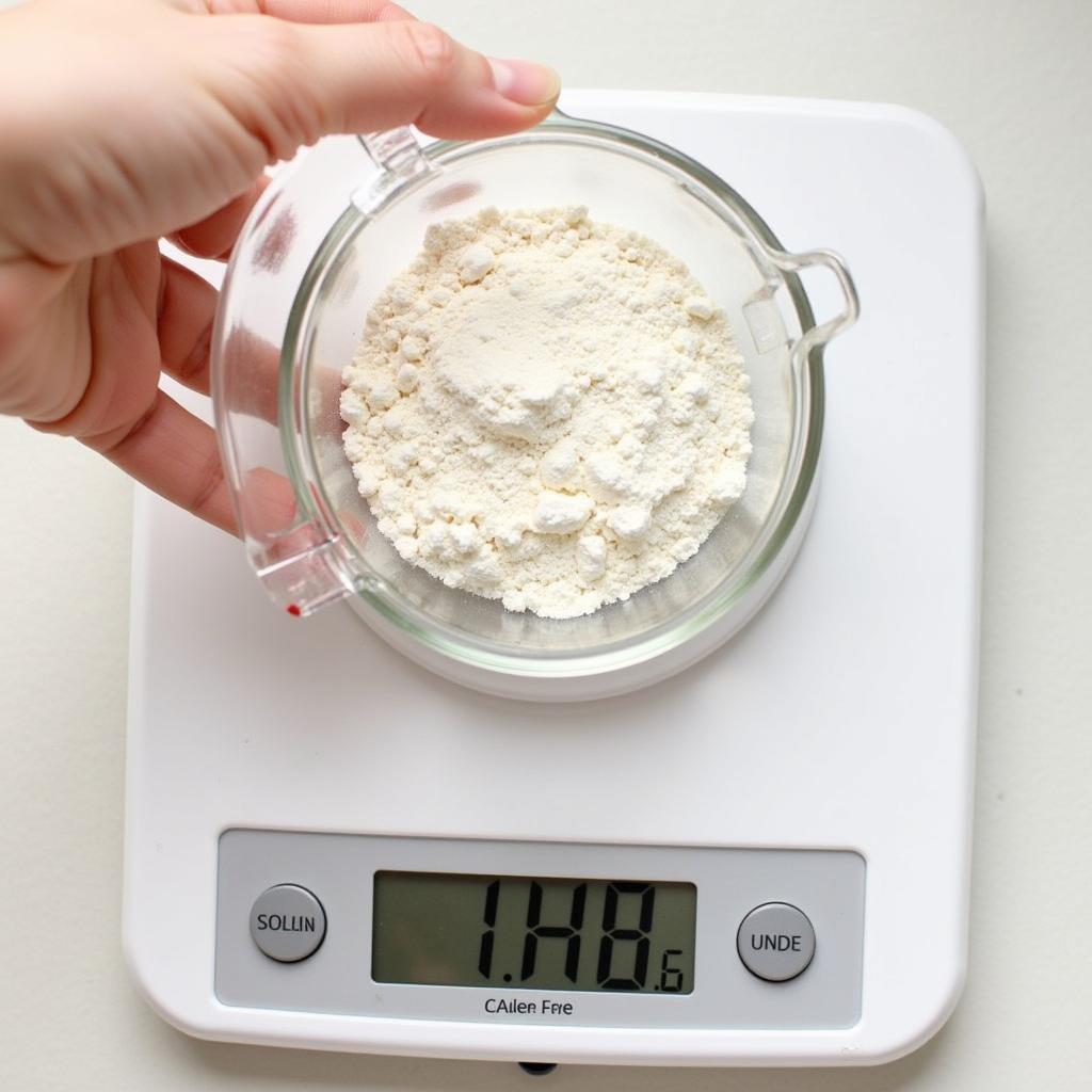 Accurately measuring gluten-free flour