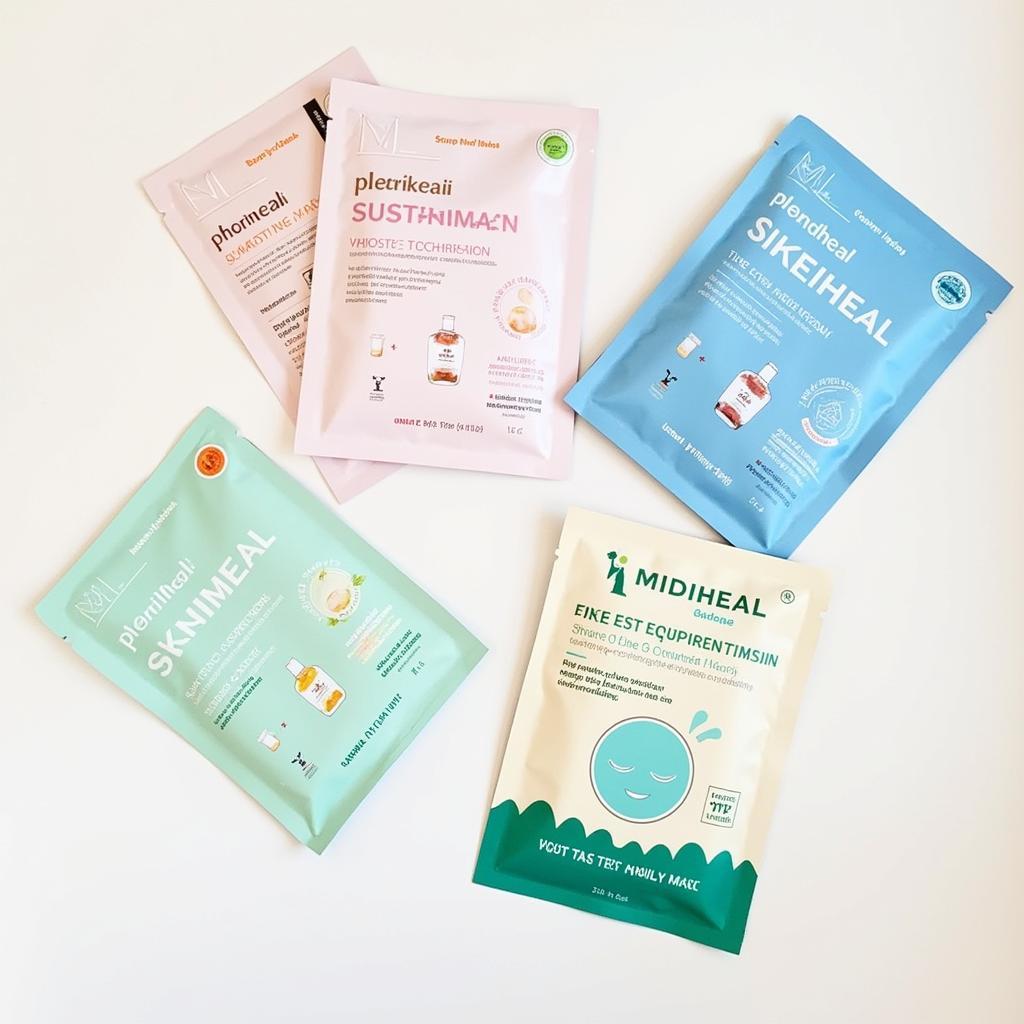 Assortment of Mediheal sheet masks