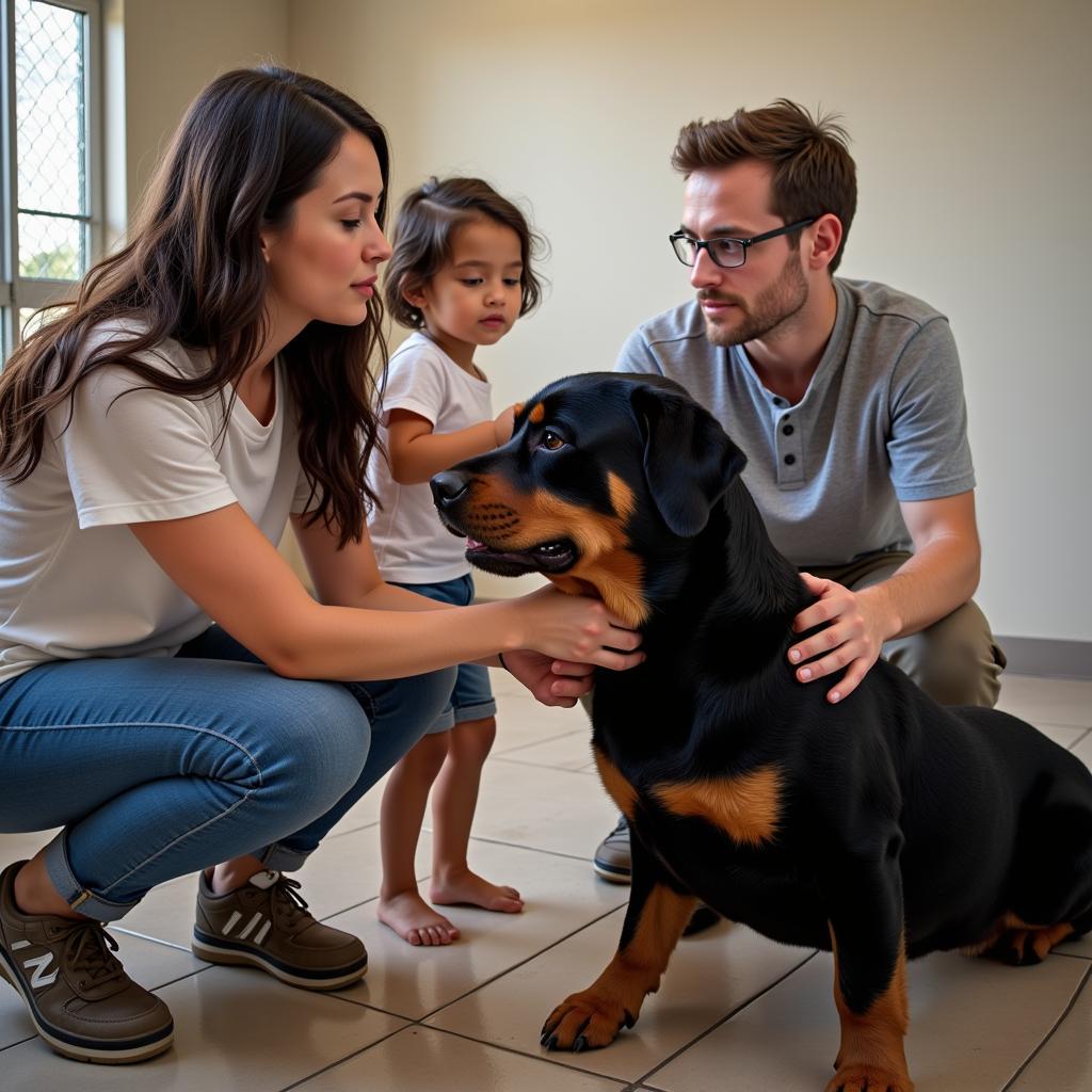 Meeting your Rottweiler for the first time