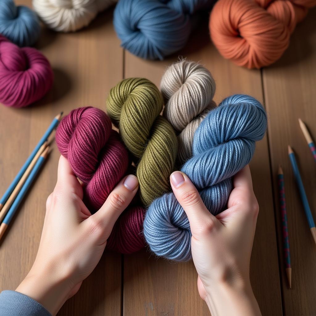 Choosing the Right Yarn for a Men's Scarf