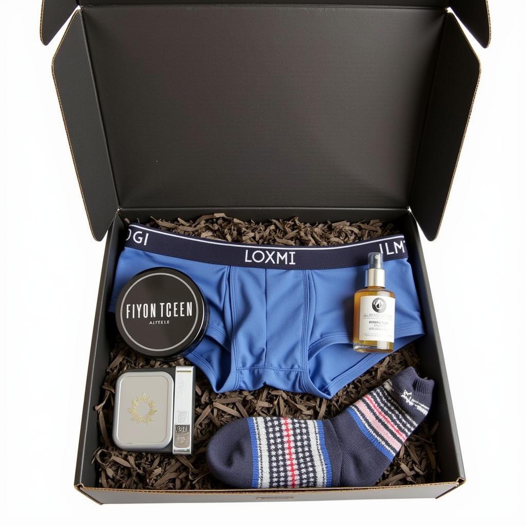 A curated men's subscription box