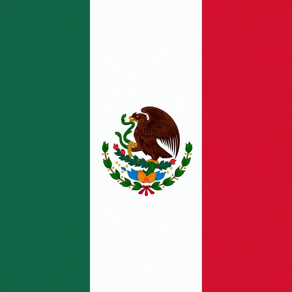 High-Quality Mexican Flag Printable Download