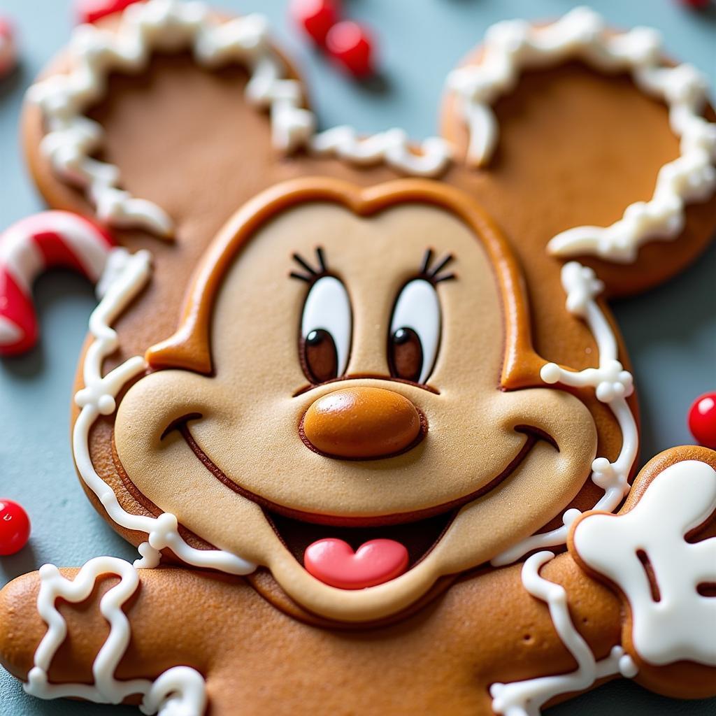 Mickey gingerbread SVG design