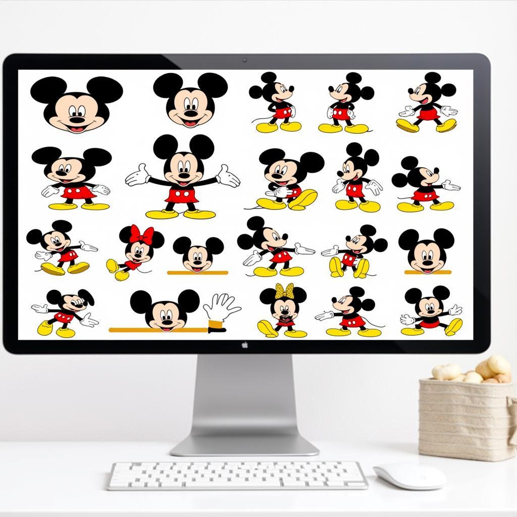 Collection of Mickey Mouse SVG Designs