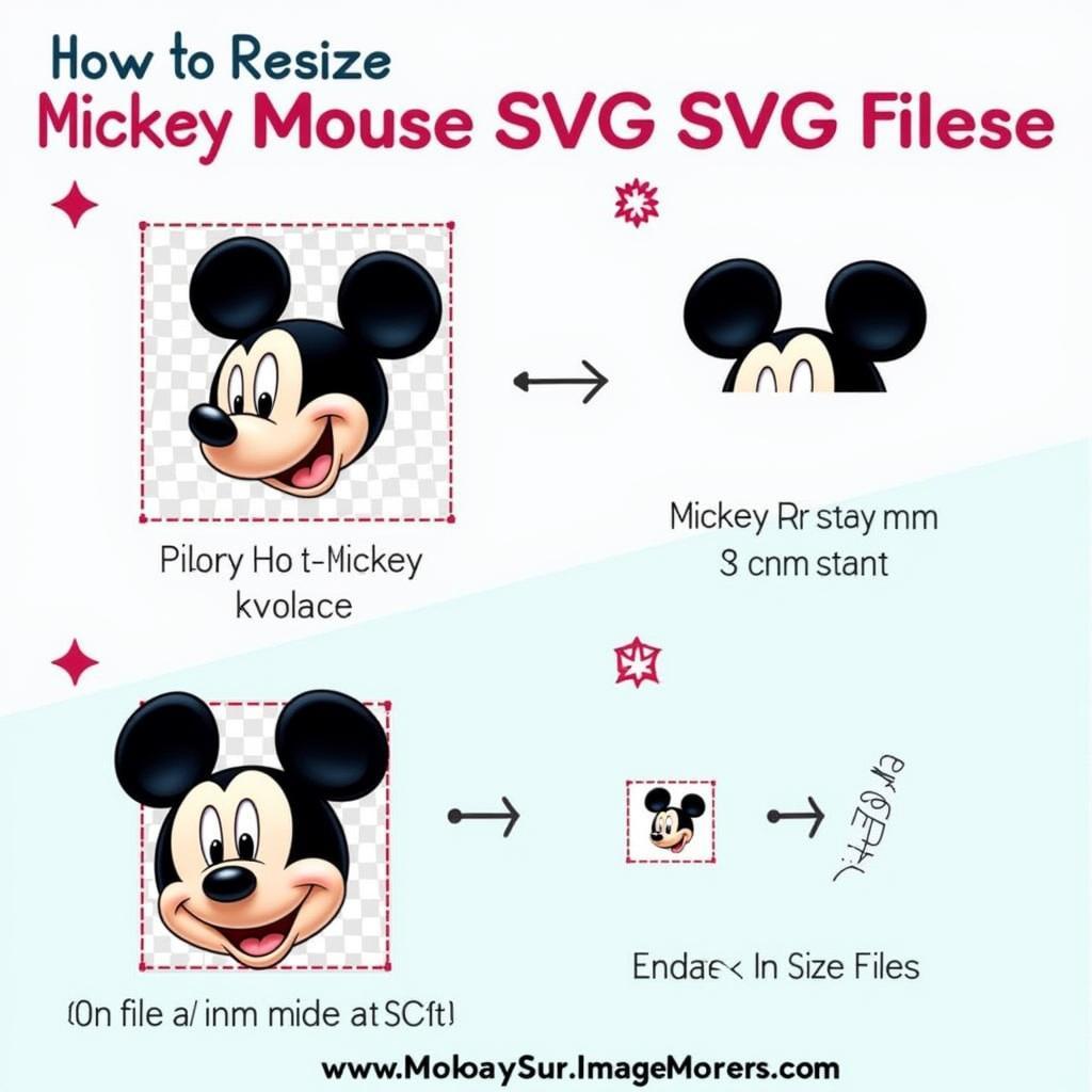 Guide to Resizing Mickey Mouse SVG Files