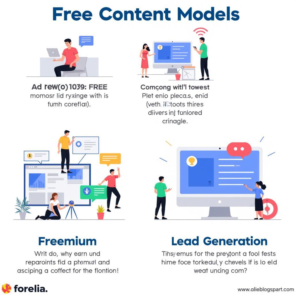 Free Content Models Illustration