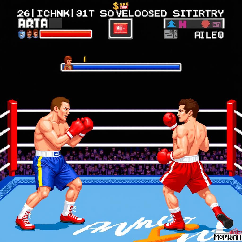 Screenshot of Mike Tyson's Punch-Out running on an emulator