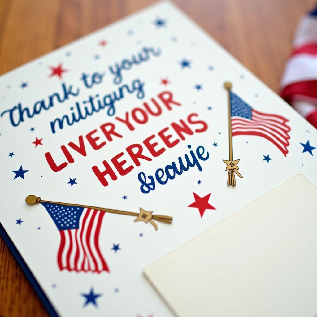 Free Printable Military Appreciation Card