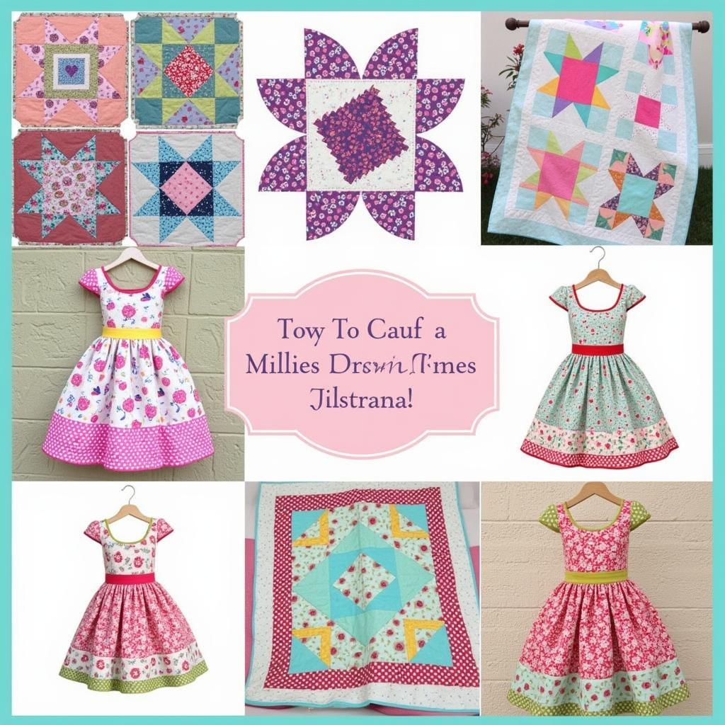 Variations of Millie's Dresses Quilt Patterns