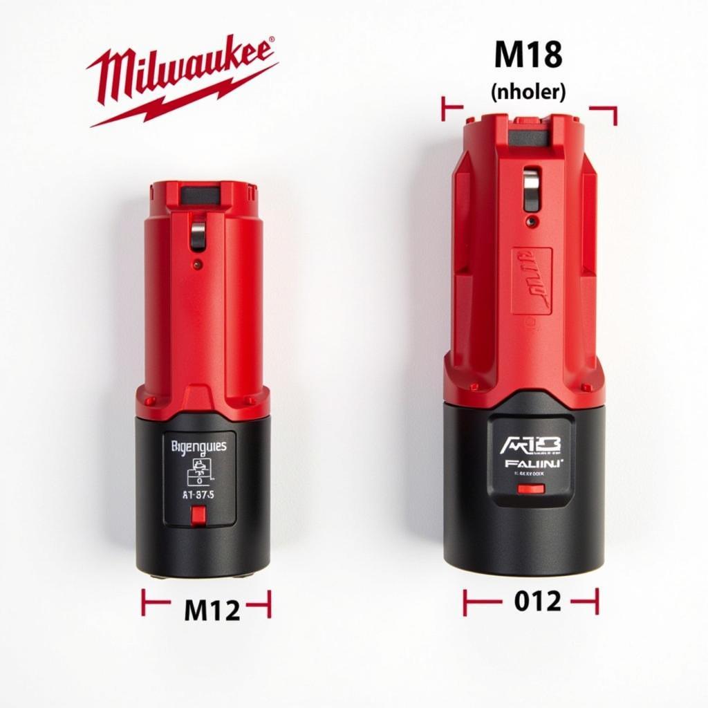 Milwaukee M12 vs. M18 batteries