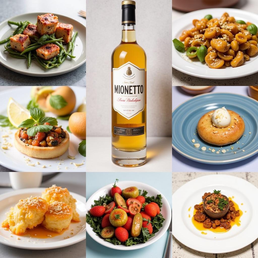 Mionetto Alcohol Free paired with a variety of dishes, such as salads, seafood, and desserts.