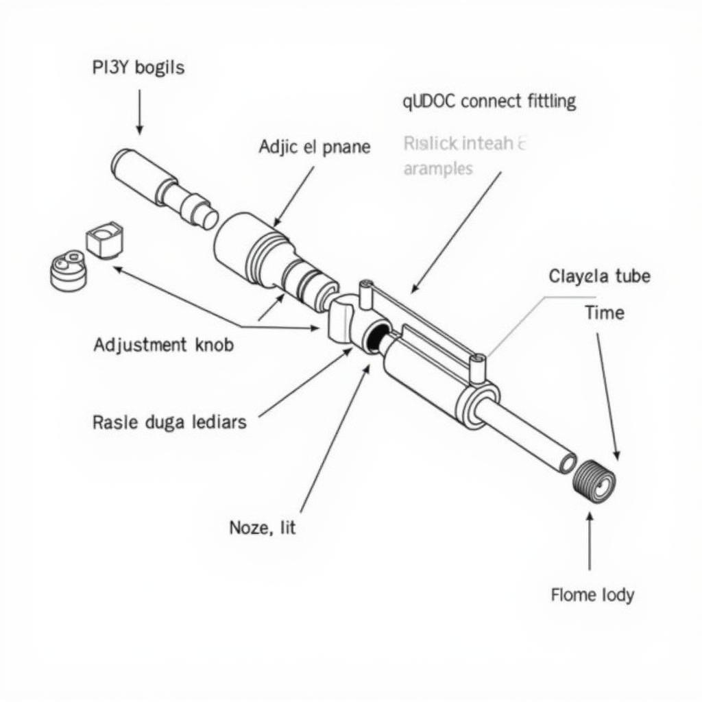 MJJC Foam Cannon Parts Diagram