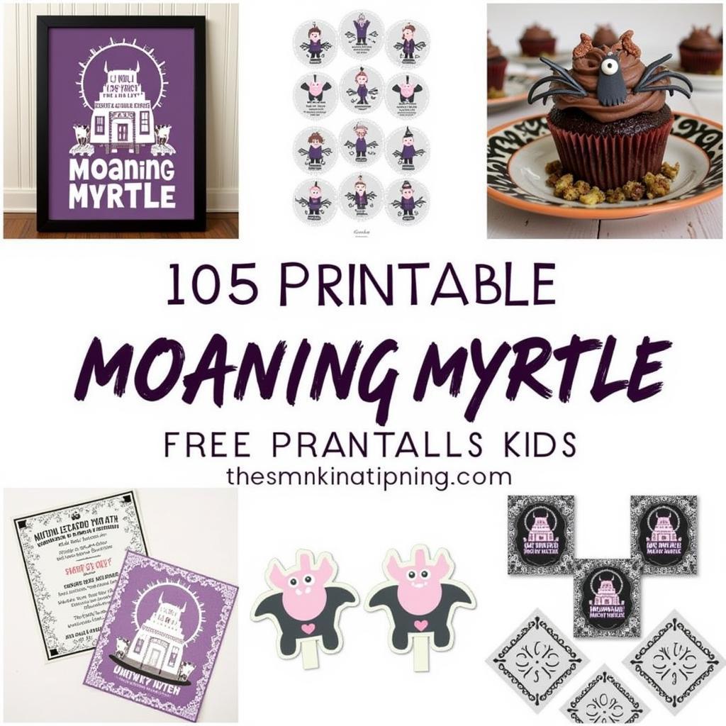 Free Printable Moaning Myrtle Collection