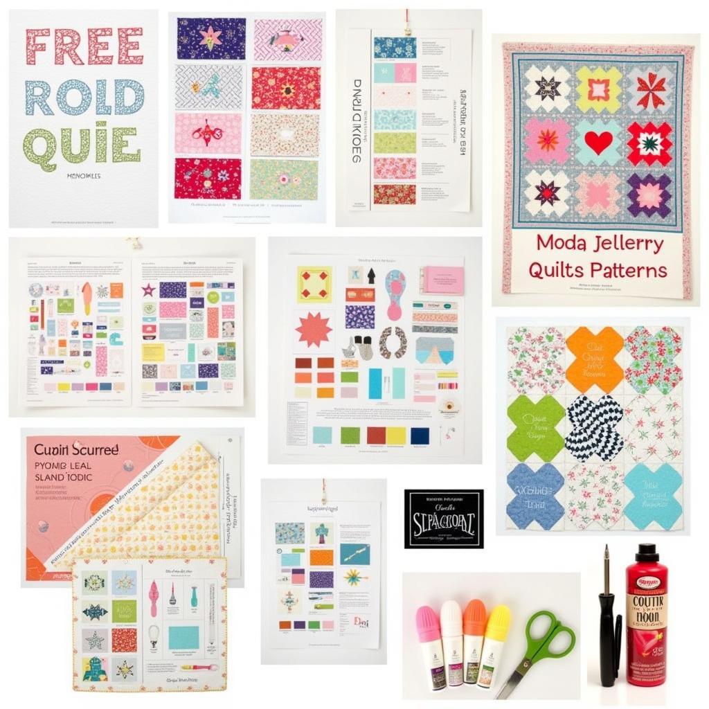 Moda Free Quilt Patterns Inspiration Board