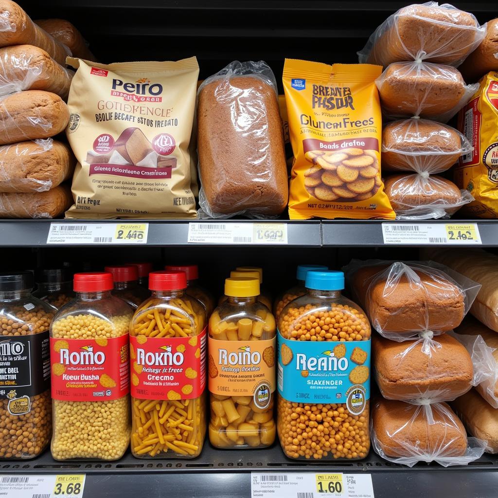 A variety of Molino gluten-free products on display