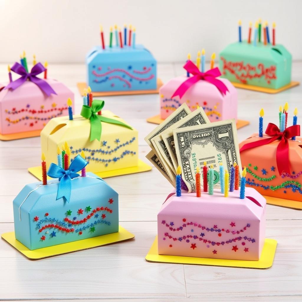 Birthday Cake Money Card Holder