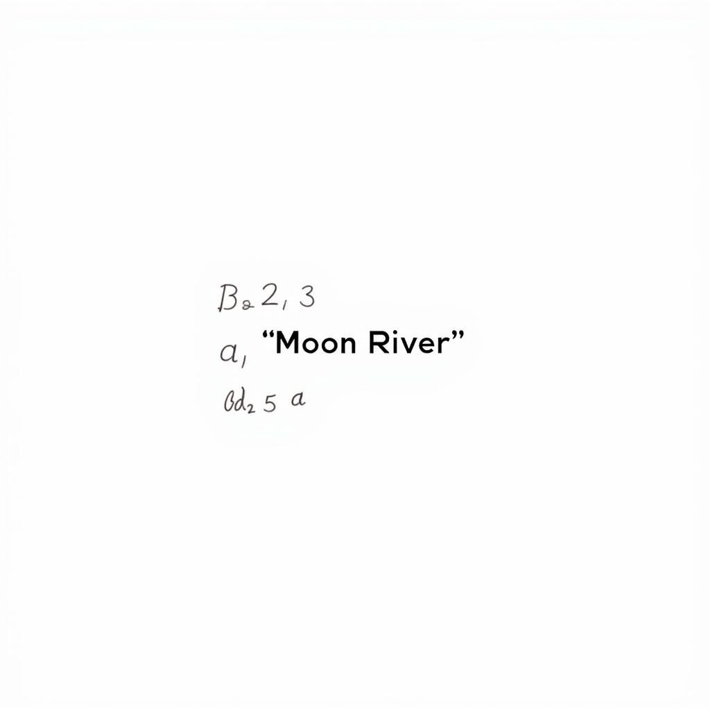 Moon River sheet music for beginners