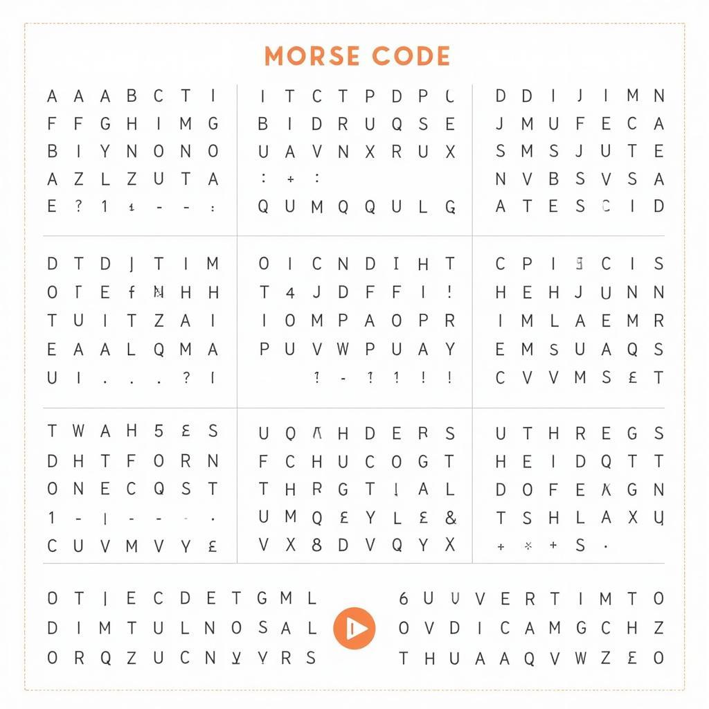 Morse Code Chart for Beginners