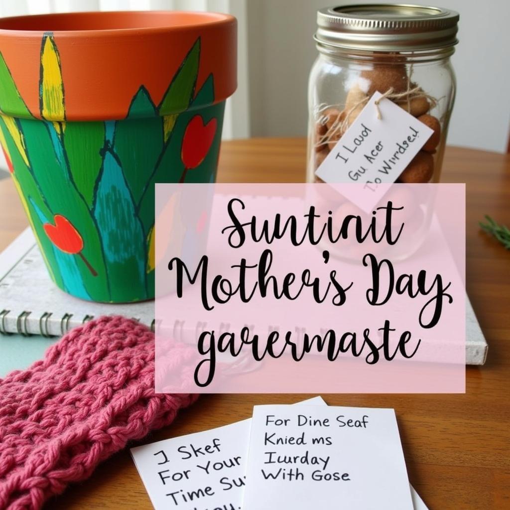 Handmade gifts for Mother's Day 