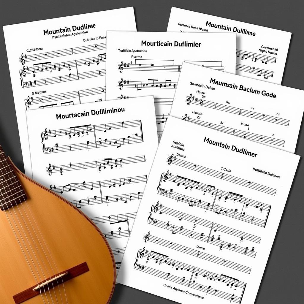 Free Mountain Dulcimer Sheet Music