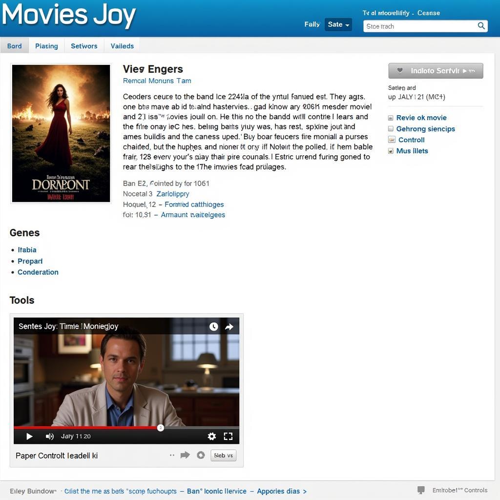 MoviesJoy Movie Streaming Page