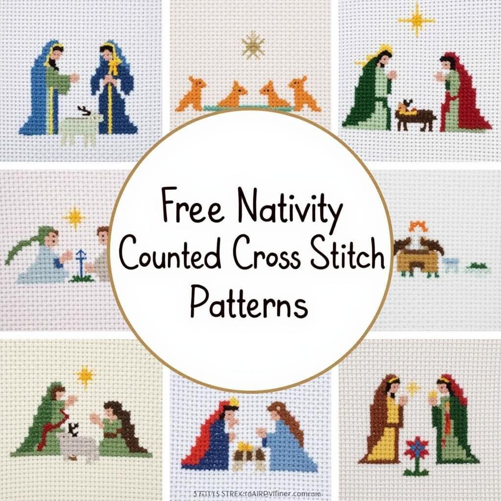 Free Nativity Cross Stitch Patterns