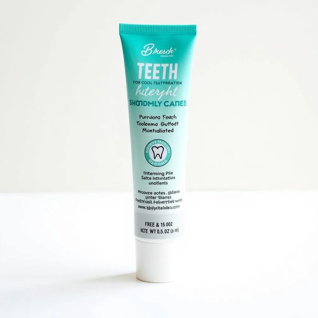 Natural Fluoride-Free Toothpaste for Sensitive Teeth