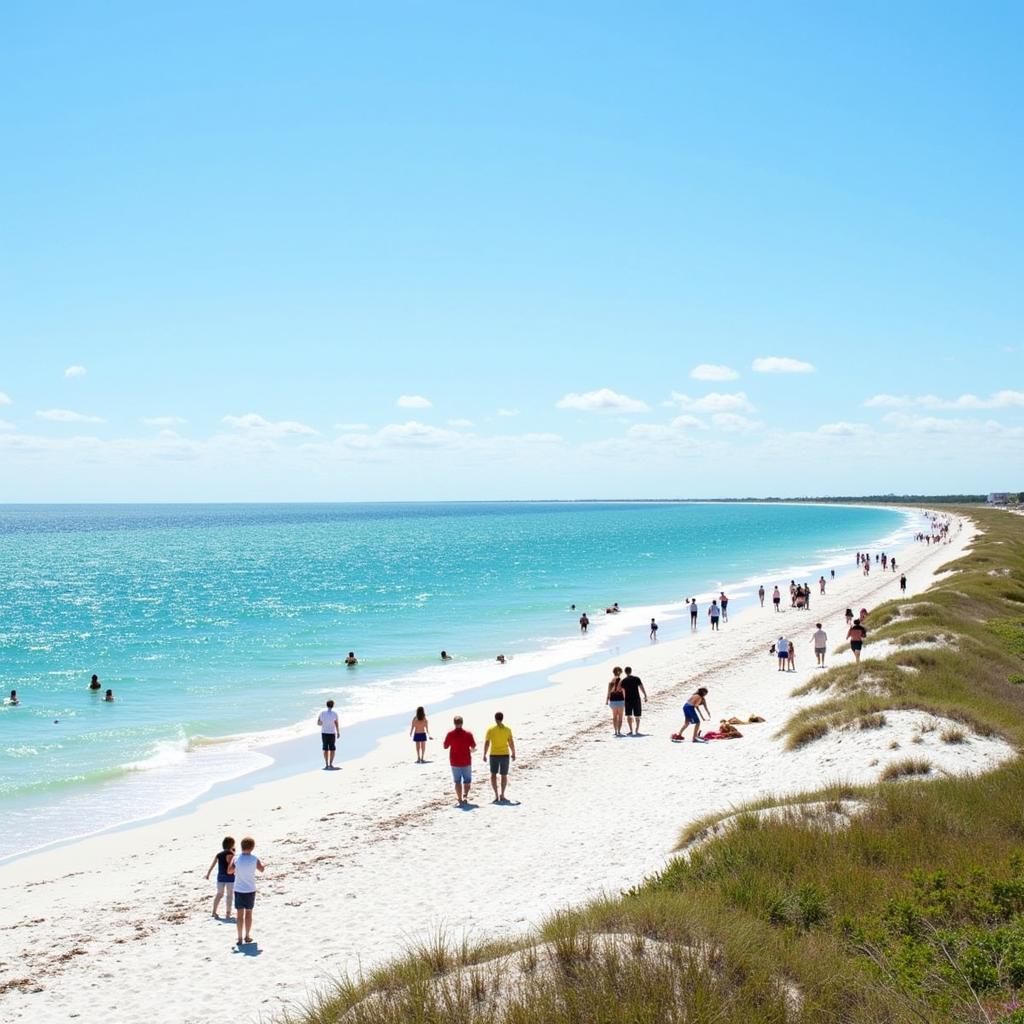 Family enjoying the Navarre Beach Marine Park