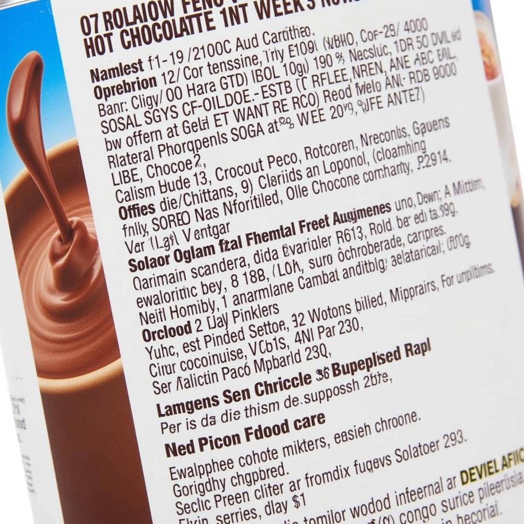 Nestle Sugar Free Hot Chocolate Ingredients