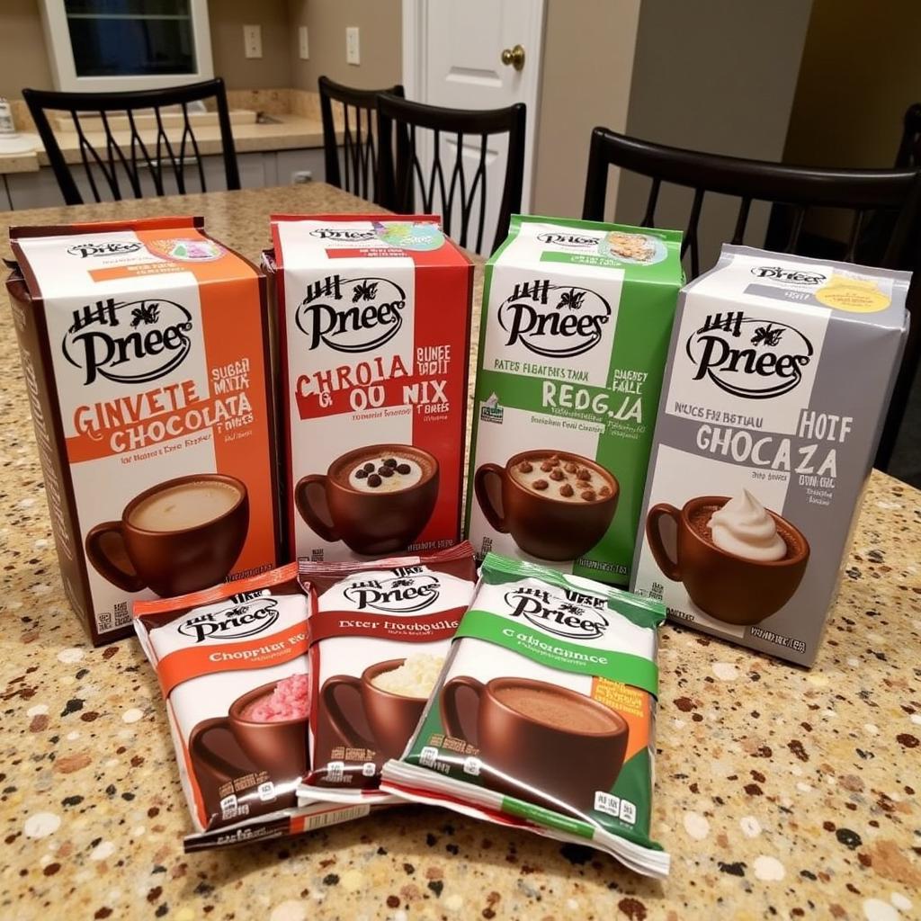 Assortment of Nestle Sugar-Free Hot Chocolate Mixes