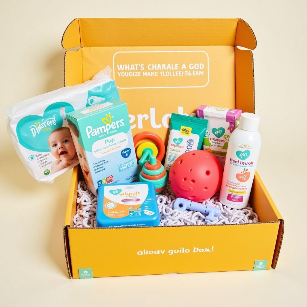 New Mom Box with Baby Products