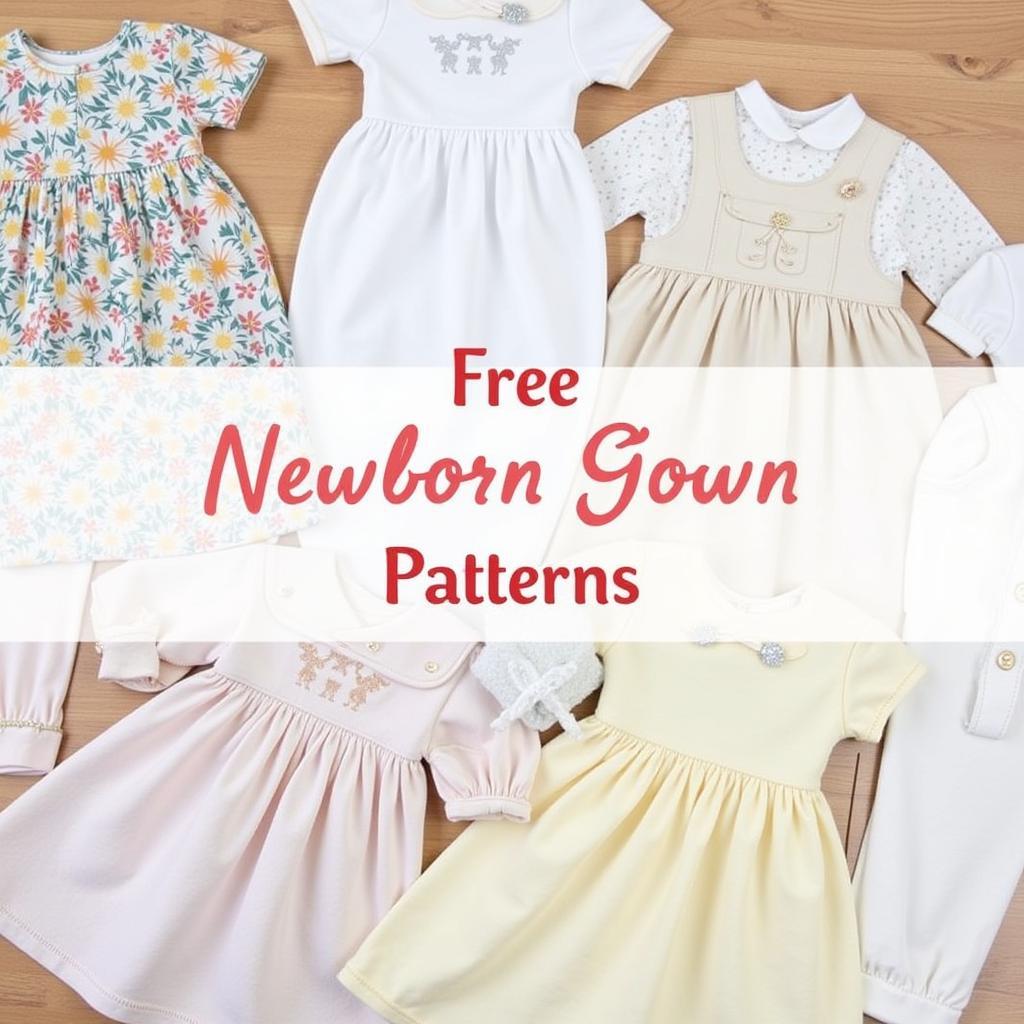 Free Newborn Gown Pattern Options