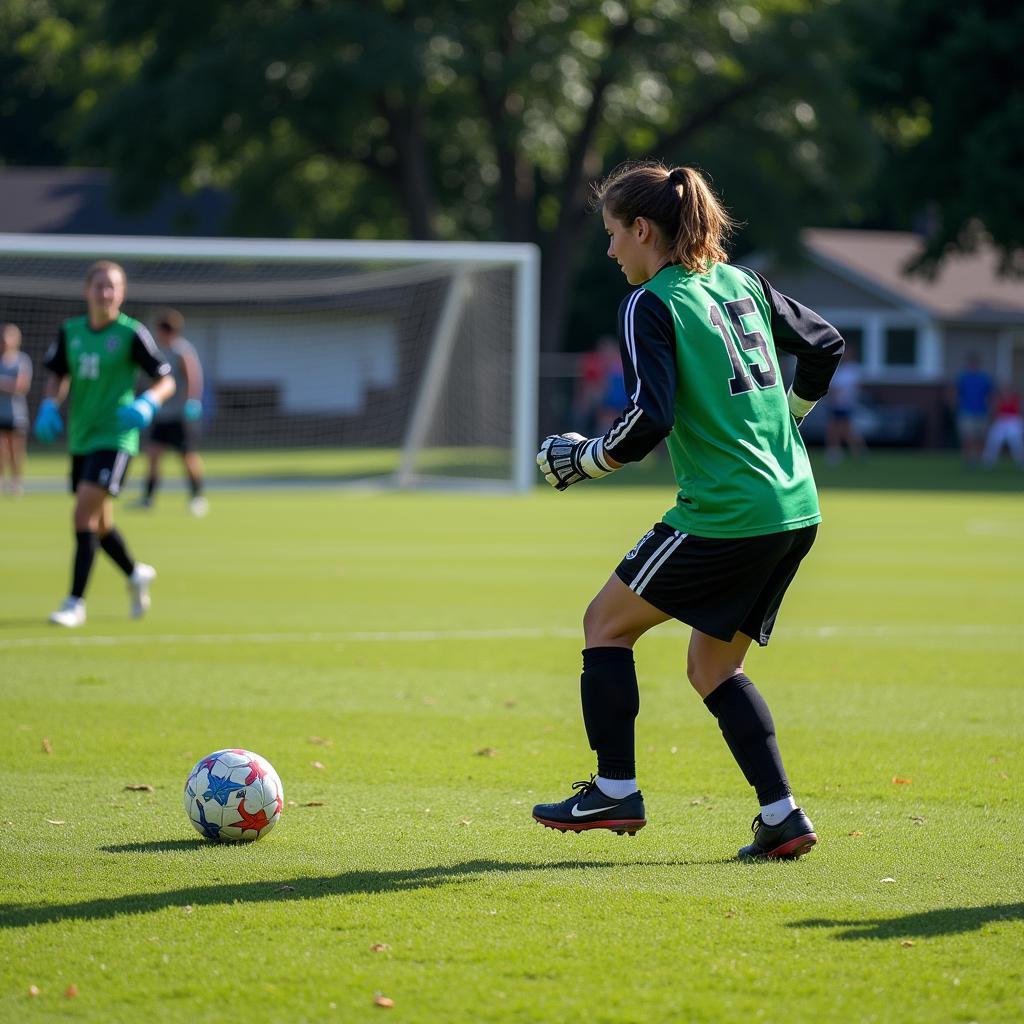 NFHS Soccer Goal Kick