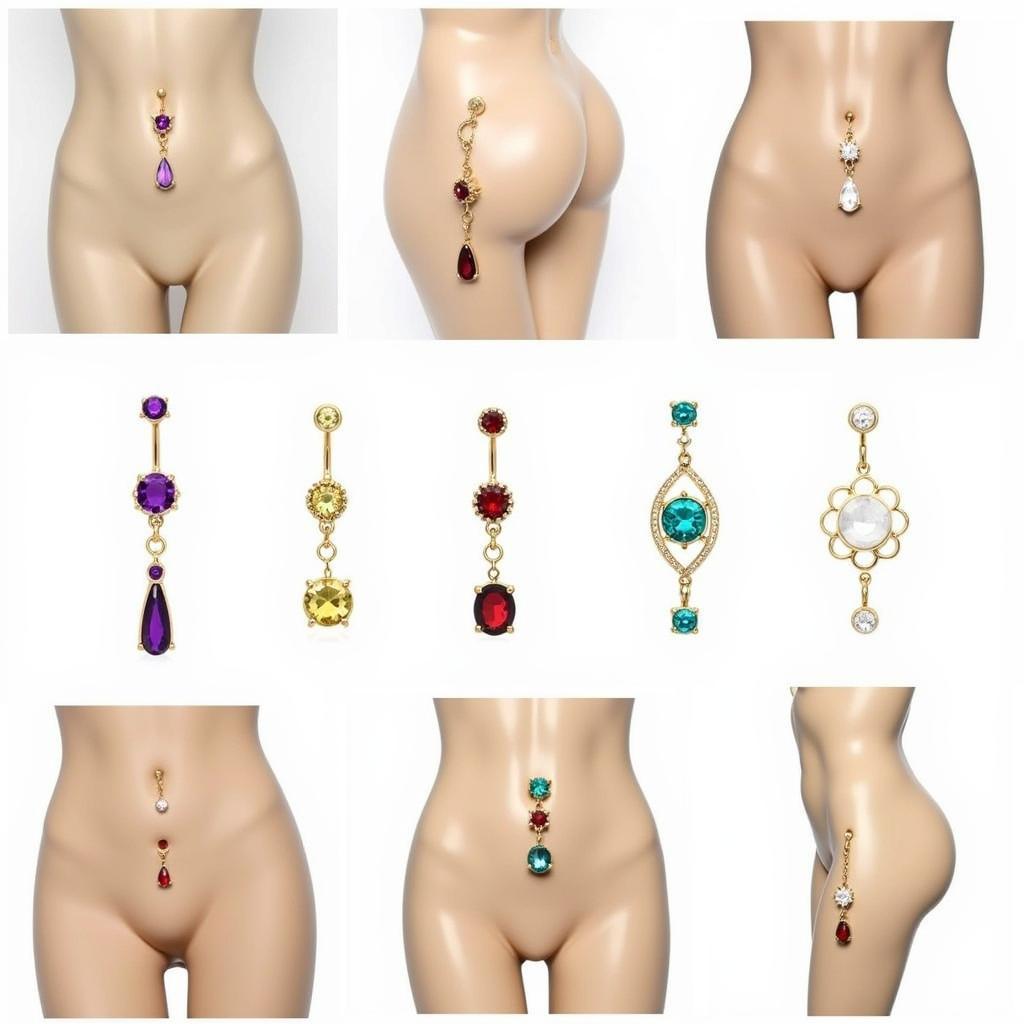 Stylish Nickel Free Navel Rings