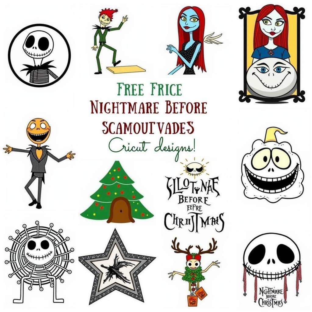 Free Nightmare Before Christmas Cricut Designs