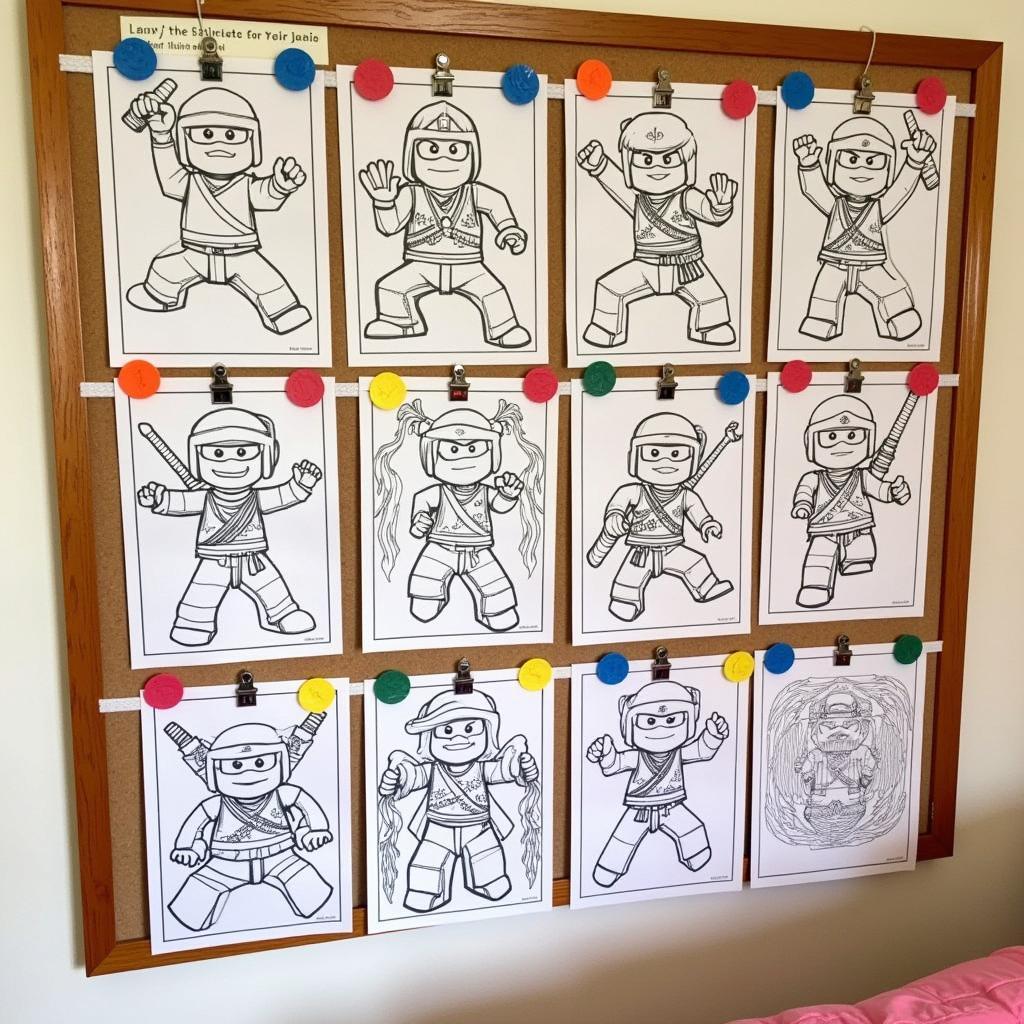 Displaying Ninjago Artwork