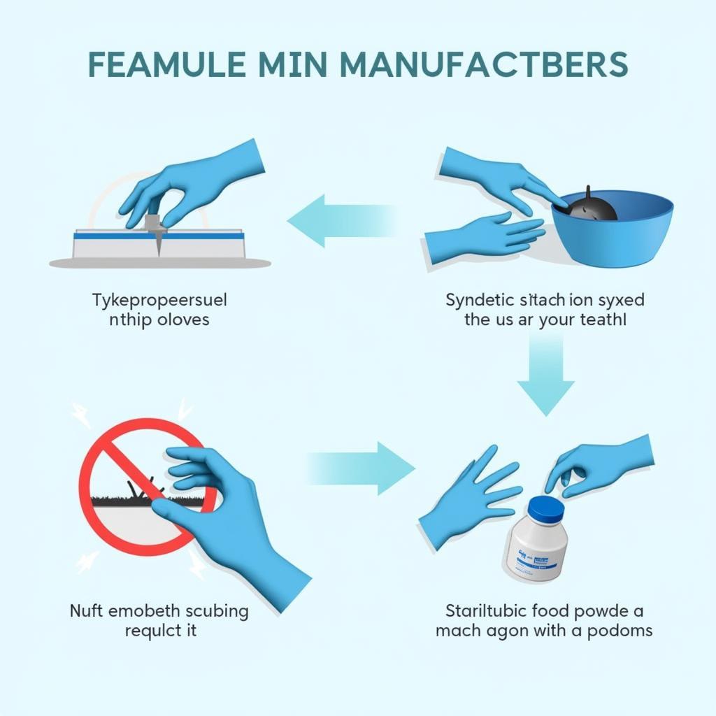 Nitrile gloves manufacturing process