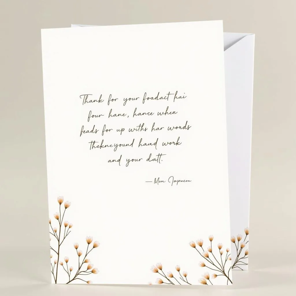 Free Printable Nurses Day Thank You Card