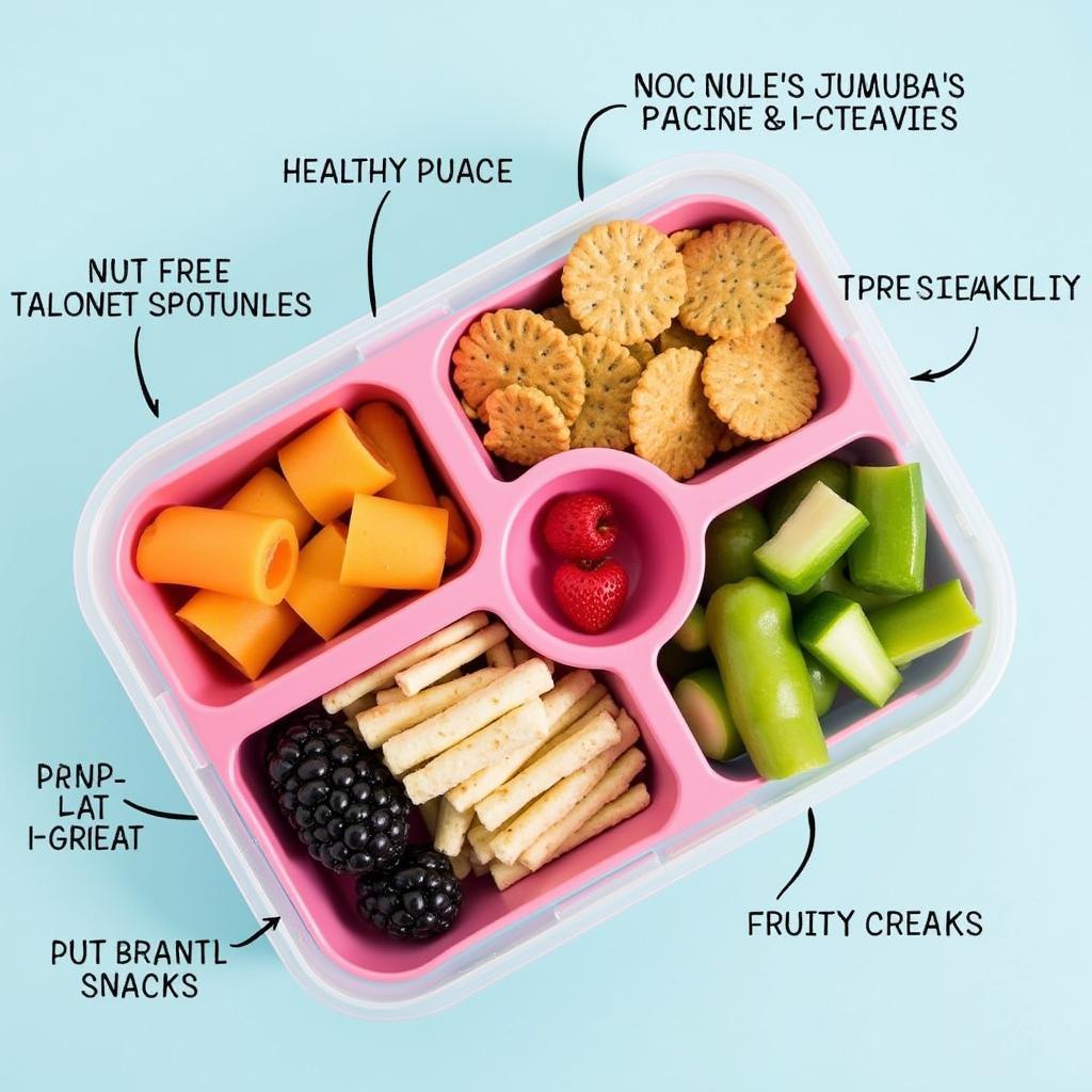 Nut Free Crackers in a Lunchbox