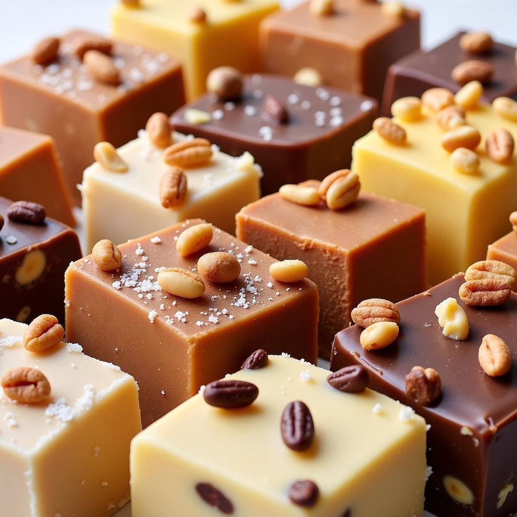 Assortment of Nut Free Fudge