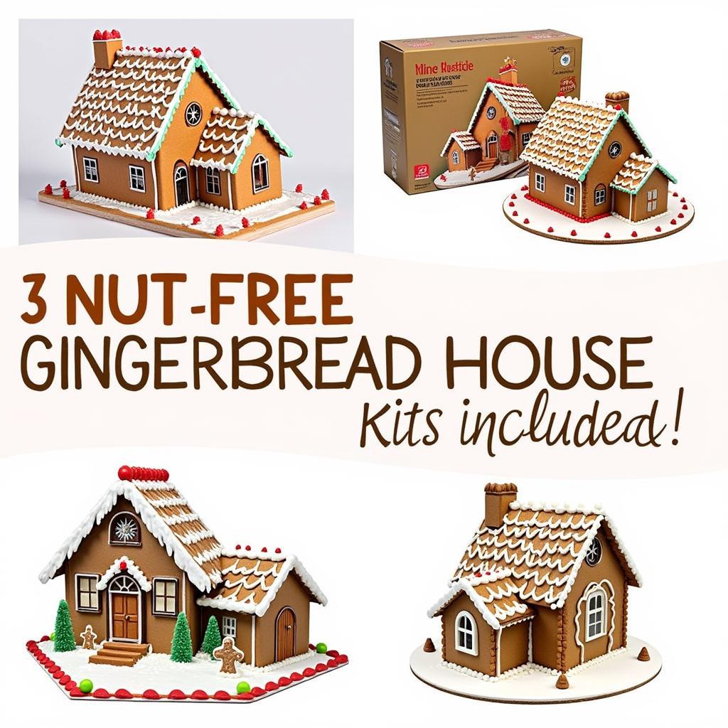 Nut-Free Gingerbread House Kit Options